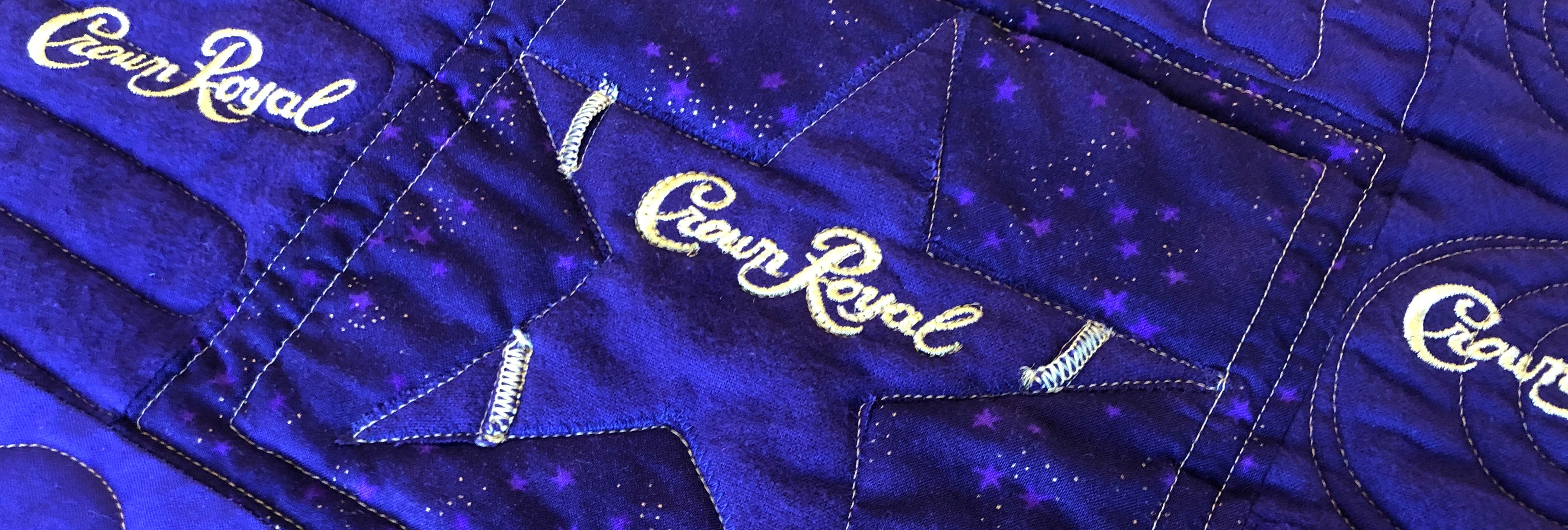 Crown Royal Bag Quilt by Too Cool T-shirt Quilts